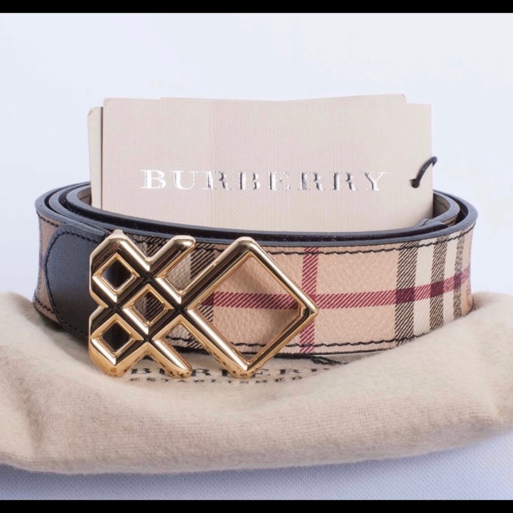 Burberry Pembroke Haymarket Check Belt